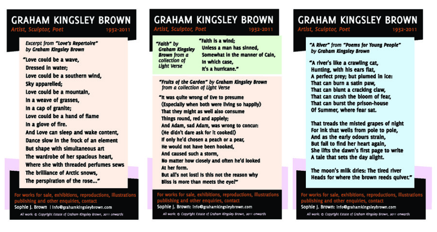 Graham Kingsley Brown writings